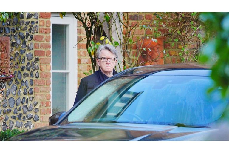 Der frühere britische Botschafter in den USA Peter Mandelson geriet wegen seiner Beziehung zum verstorbenen US-Multimillionär in den Fokus von Ermittlungen. (Archivfoto)