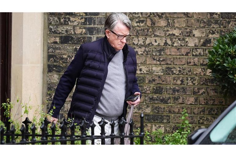 Der frühere britische US-Botschafter Peter Mandelson wurde festgenommen. (Archivbild)