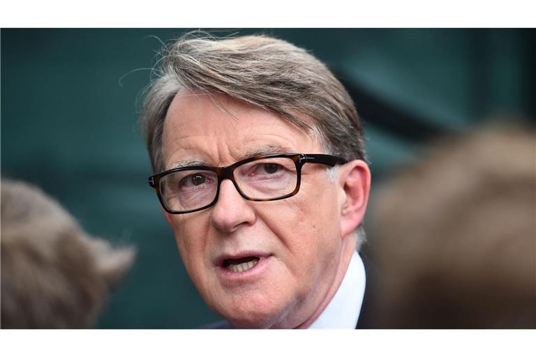 Der frühere britische Wirtschaftsminister Peter Mandelson.