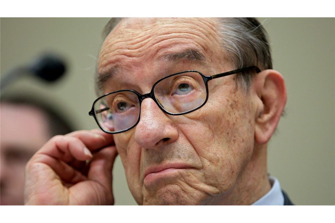 Der frühere Chef der US-Notenbank Fed, Alan Greenspan, ist tot. (Archivbild)