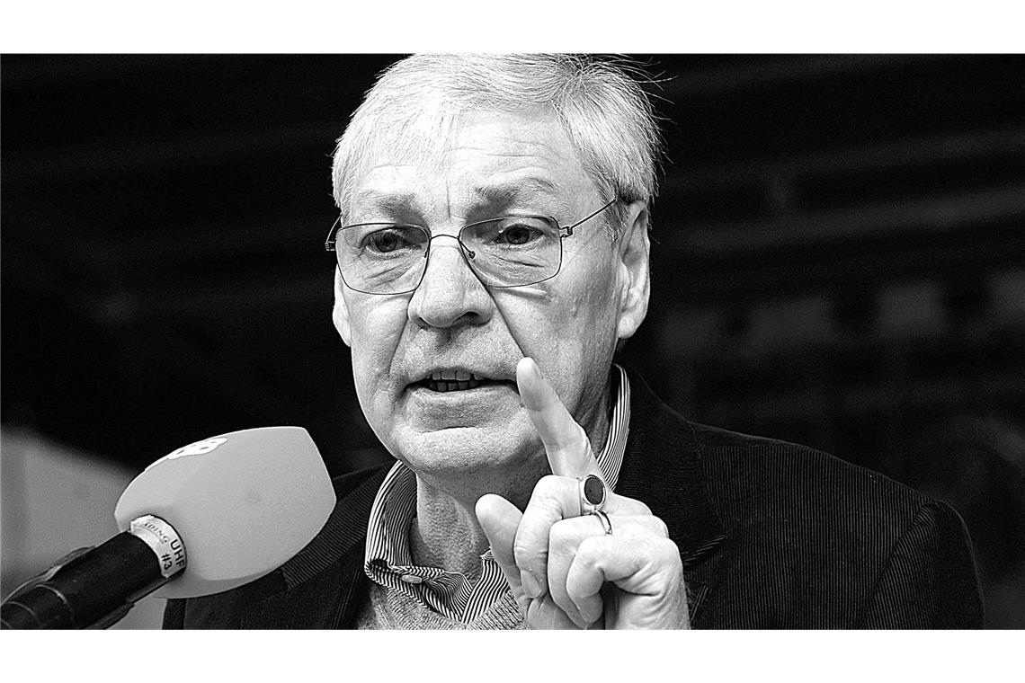 Arbeiterführer in allerwidrigsten Zeiten Der frühere DGB-Vorsitzende Michael Sommer wurde 73 Jahre alt.