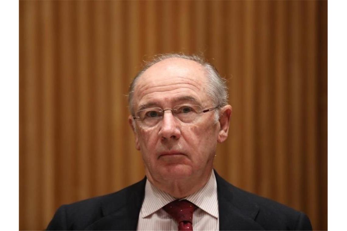 Ex-IWF-Chef Rato in Strafprozess freigesprochen Der frühere Direktor des Internationalen Währungsfonds (IWF) ist in einem Strafprozess wegen des Börsengangs der spanischen Großbank Bankia vom Vorwurf des Betrugs der Anleger und der Bilanzfälschung freigesprochen worden. Foto: Europapress/dpa