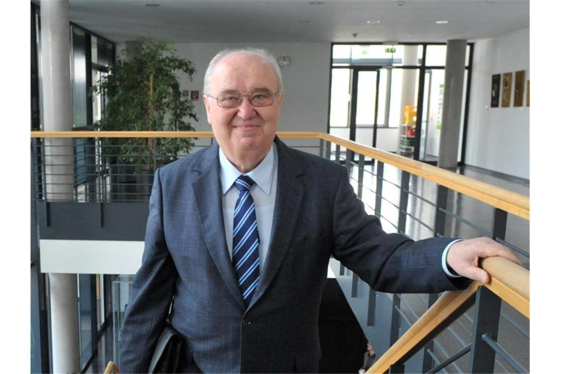 Der frühere thüringische Innen- und Wirtschaftsminister Franz Schuster (CDU). Foto: Martin Schutt/dpa-Zentralbild/dpa
