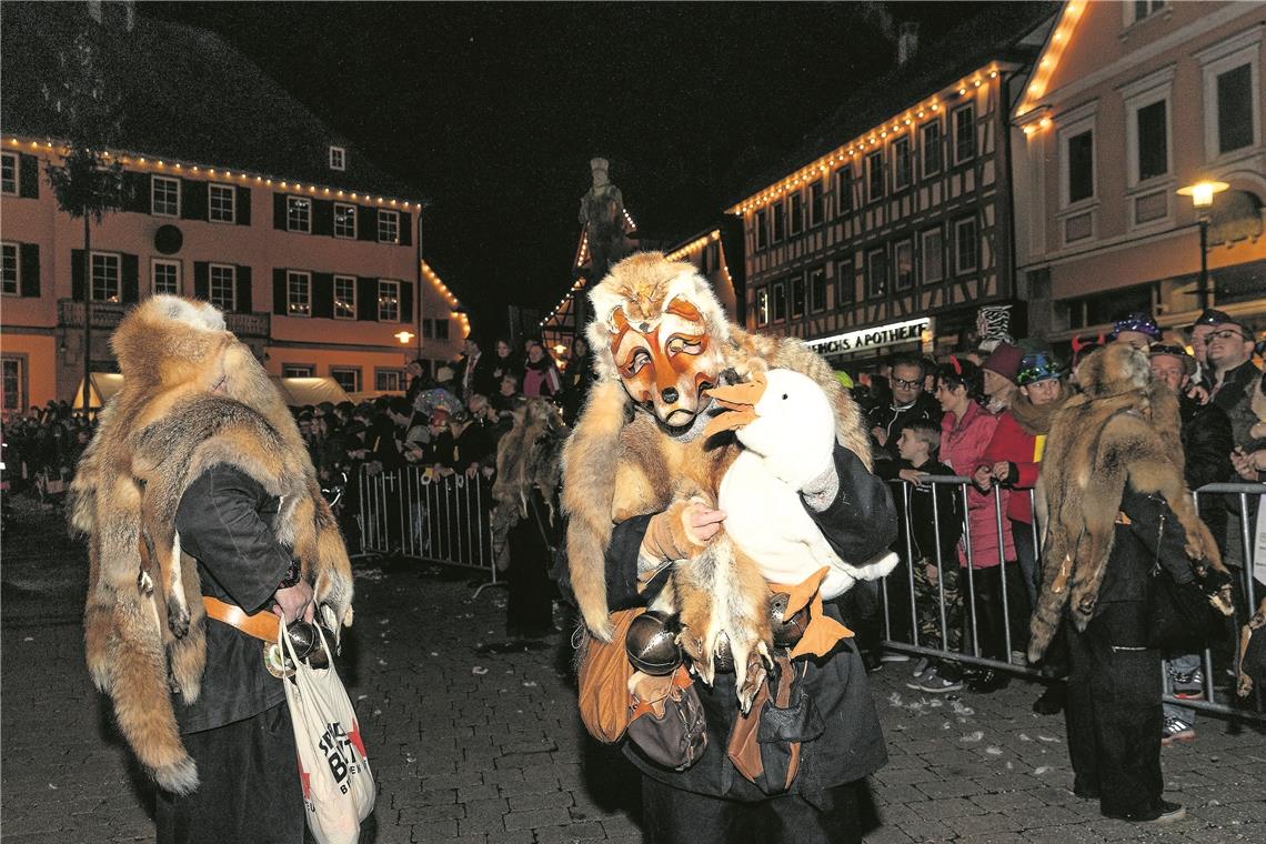 Wo sich Fuchs und Hex‘ gute Nacht sagen Der Fuchs hat auch seine Gans dabei.