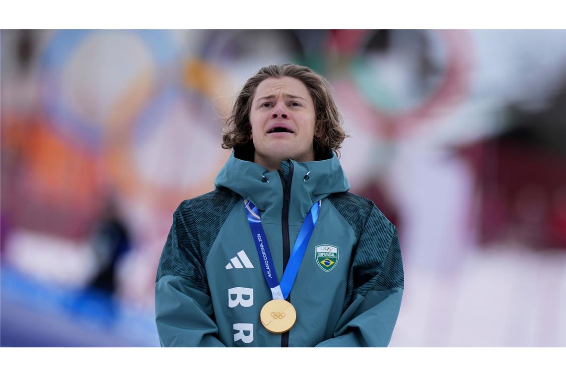 Der für Brasilian startende Lucas Braathen gewann die erste Medaille für ein südamerikanisches Land bei Winterspielen überhaupt - und dann gleich Gold. (Archivbild)