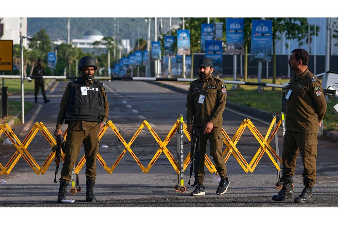 Der für die Verhandlungen in Islamabad vorhergesehene Ort ist von pakistanischen Sicherheitskräften weiträumig abgesperrt worden. (Archivbild)