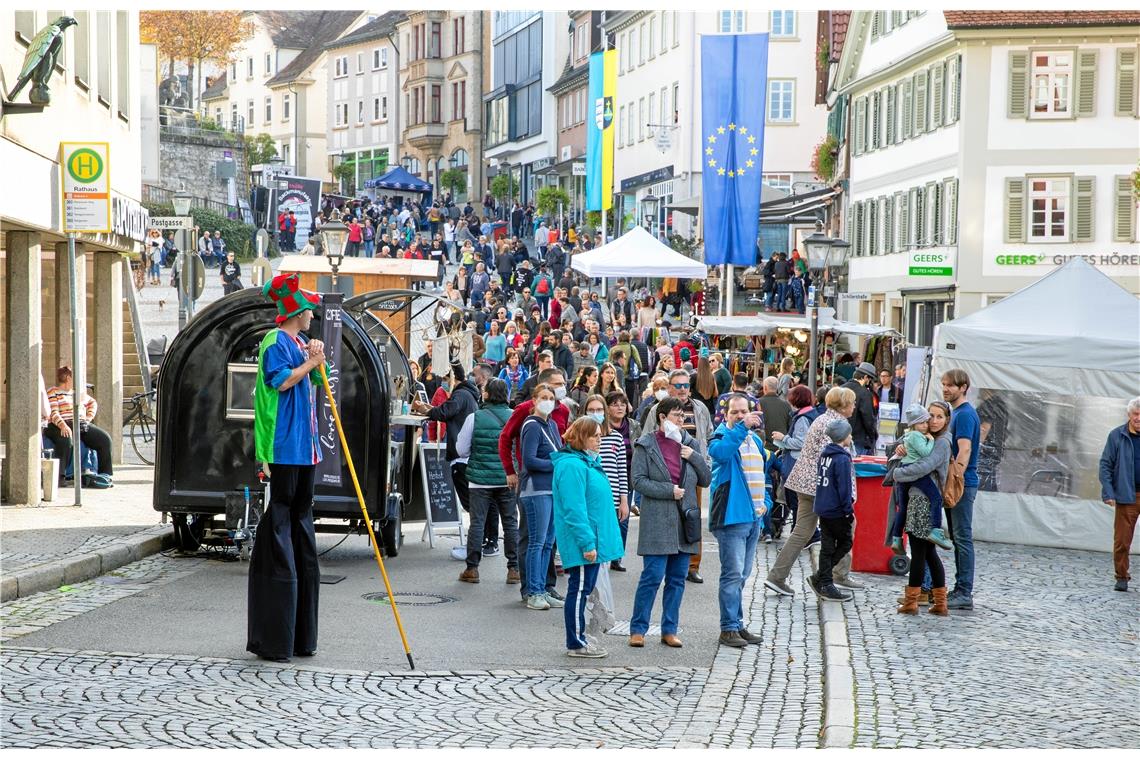 Der gans andere Backnanger Gänsemarkt mit verkaufsoffenem Sonntag