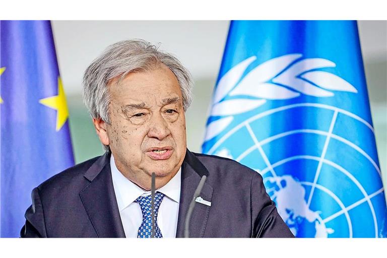 Der Generalsekretär der Vereinten Nationen António Guterres ehrte getötete UN-Mitarbeiter (Archivfoto).
