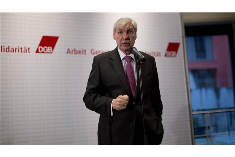 Der Gerwerkschafter Michael Sommer ist verstorben.