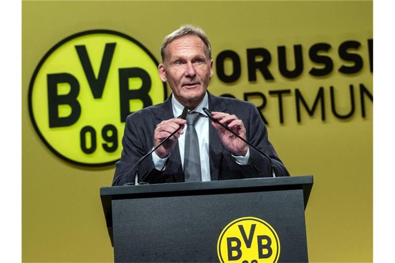 Der Geschäftsführer des Fußball-Bundesligisten Borussia Dortmund: Hans-Joachim Watzke. Foto: Bernd Thissen/dpa