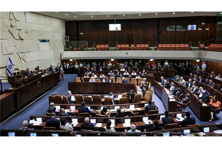 Der Gesetzentwurf wurde am Montag knapp in der Knesset gebilligt.