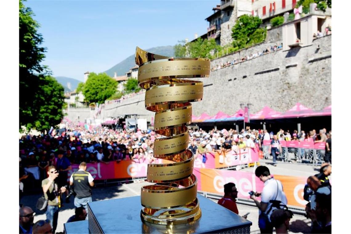 Radsport-Stress: Giro, Vuelta und Klassiker zeitgleich Der Giro d'Italia 2020 sollte ursprünglich im Mai in Budapest starten. Foto: Gian Mattia D'alberto - Lapresse/Lapresse via ZUMA Press/dpa
