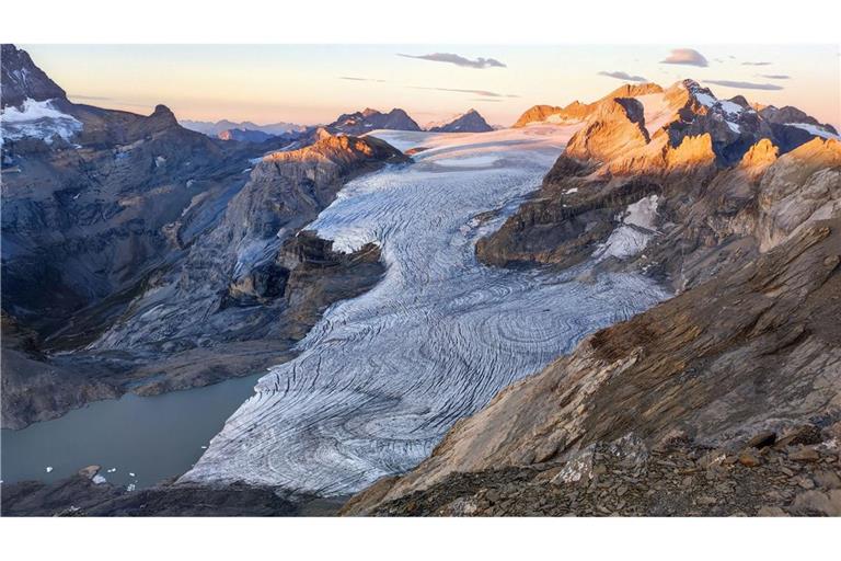 Der Gletscher Claridenfirn im Schweizer Kanton Glarus.