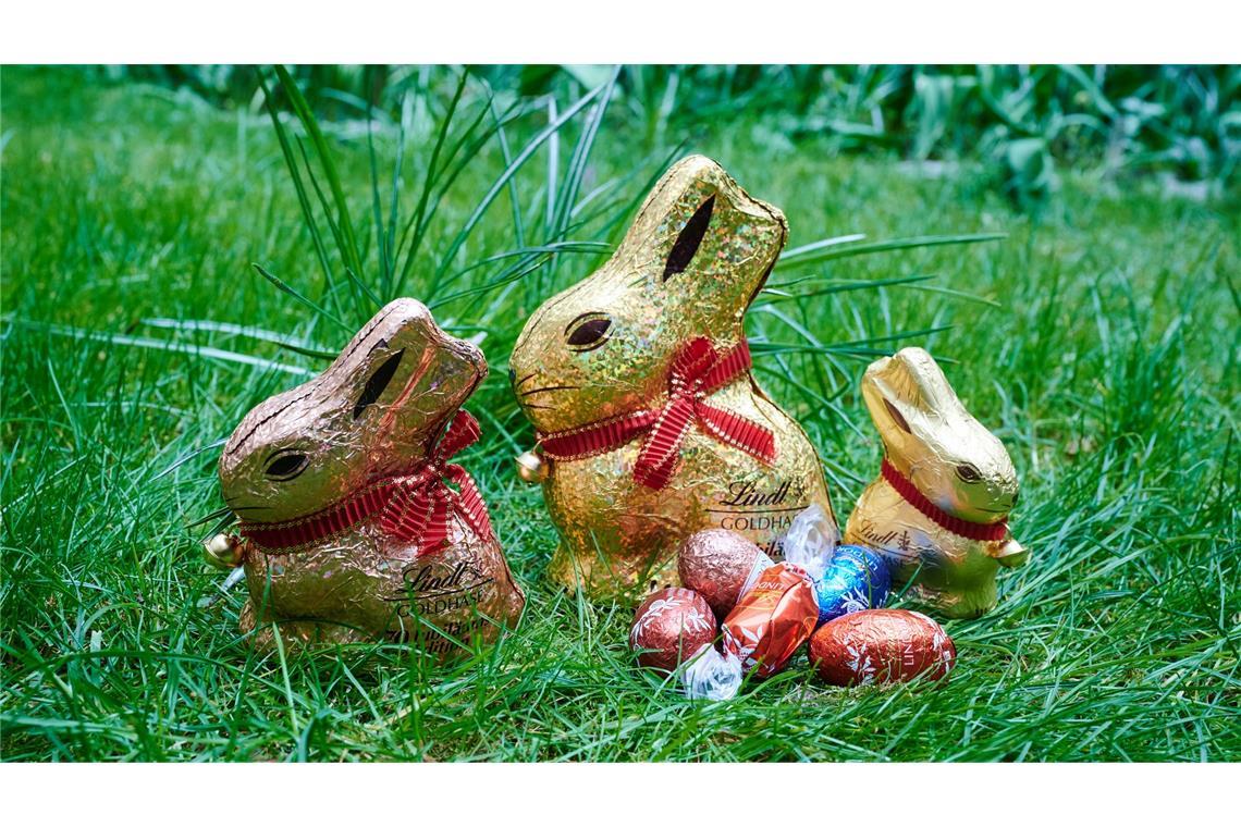 Ostern ade? Wie mit dem "Sitzhasen" Stimmung gemacht wird Der "Goldhase" ist nicht selten in Osternestern zu entdecken. (Symbolbild)