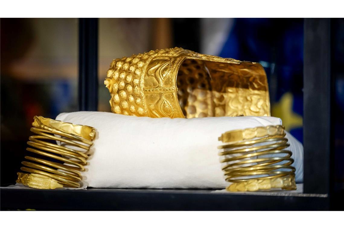 Der Goldhelm aus fast reinem Gold gilt als Kulturgut von unschätzbarem Wert und Symbol für die Geschichte Rumäniens.