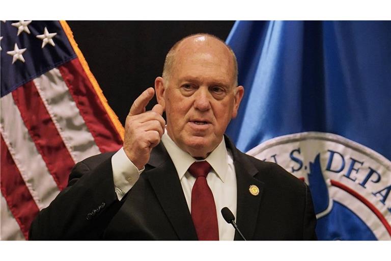 Der Grenzschutzbeauftragte des Weißen Hauses, Tom Homan.