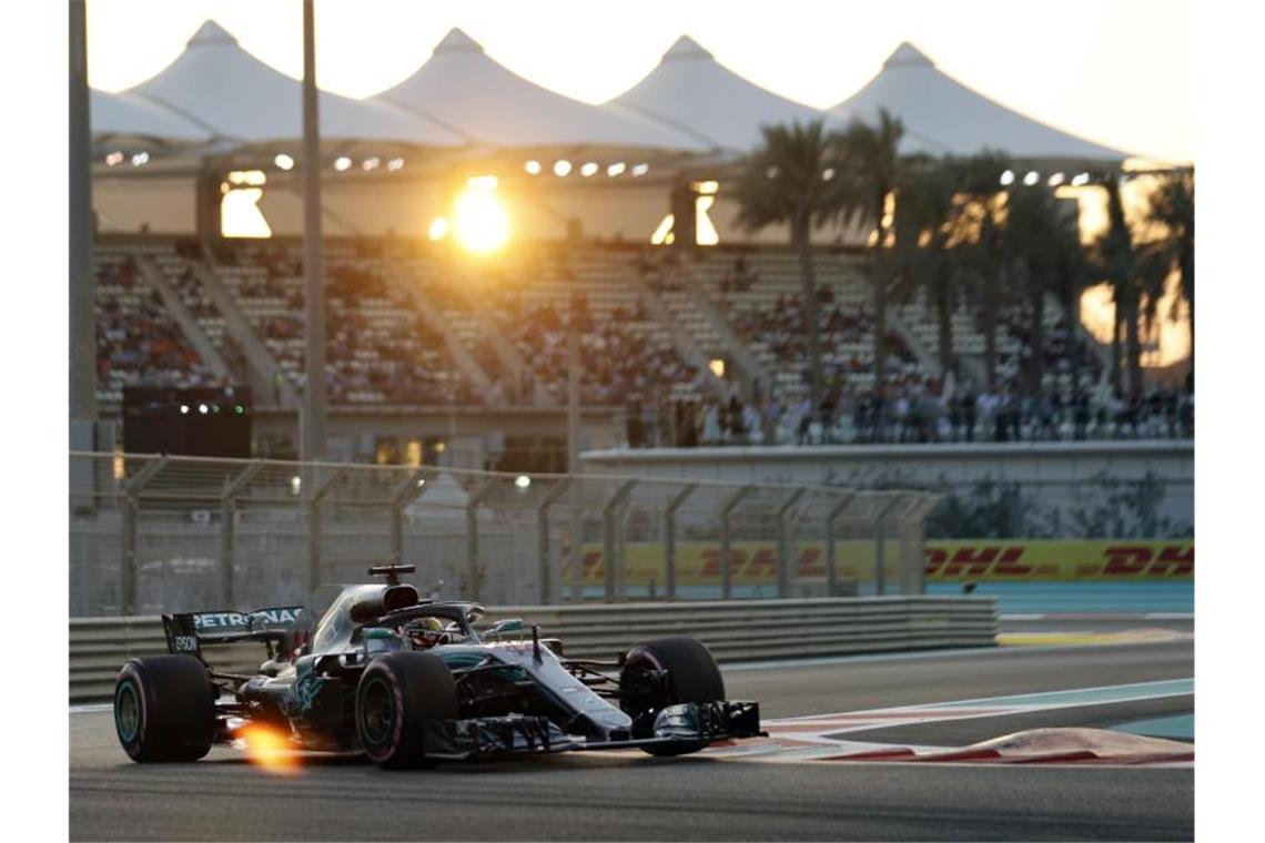 Der Große Preis von Abu Dhabi wird auf dem Yas Marina Circuit ausgefahren. Foto: Hassan Ammar/AP/dpa
