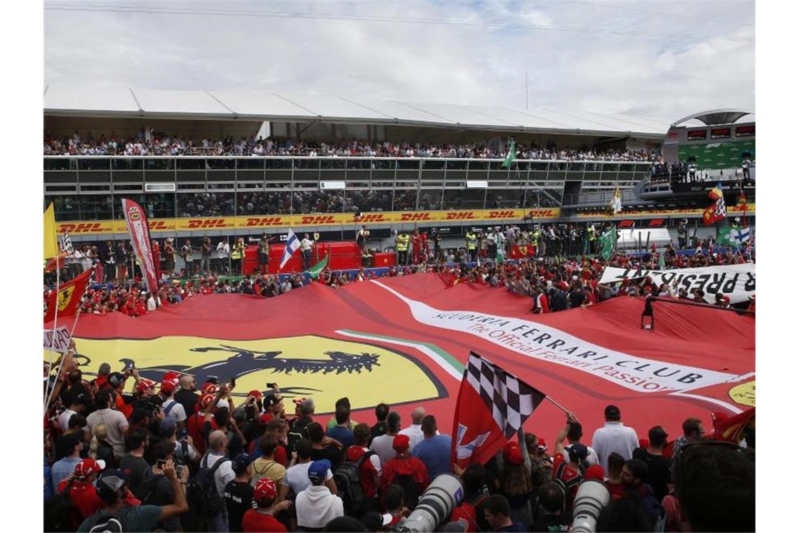 Der Große Preis von Italien ist nicht irgendein Rennen der Formel 1, es ist das Heimrennen der Scuderia Ferrari, seit 1950 dabei. Foto: Antonio Calanni/AP