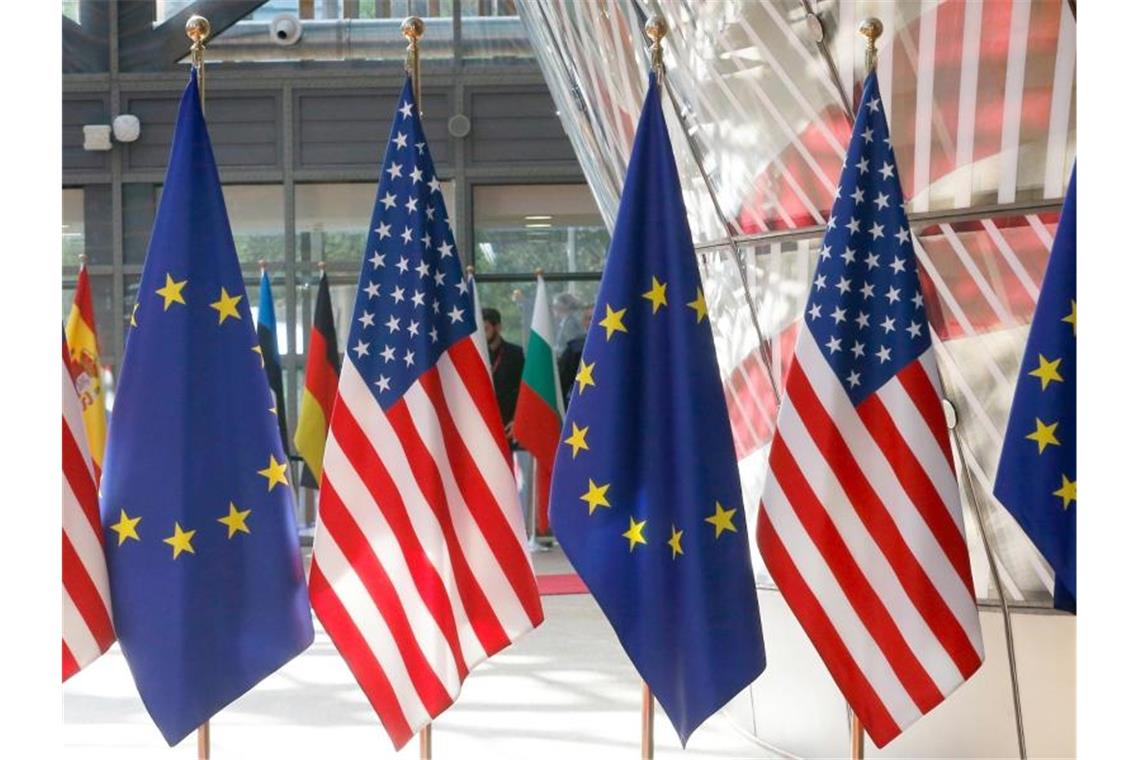 Handelsrat von USA und EU tagt - nach schweren Verstimmungen Der Handels- und Technologierat war im Juni bei einem EU-USA-Gipfel von EU-Kommissionspräsidentin Ursula von der Leyen und US-Präsident Joe Biden ins Leben gerufen worden. Foto: Nicolas Maeterlinck/BELGA/dpa