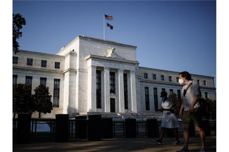 Der Haupsitz der US-Notenbank Federal Reserve (Fed) in Washington. Foto: Ting Shen/XinHua/dpa