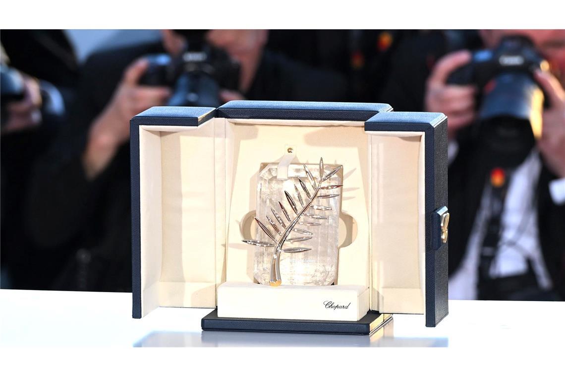 Der Hauptpreis des Filmfests in Cannes: Die Goldene Palme. (Archivbild)