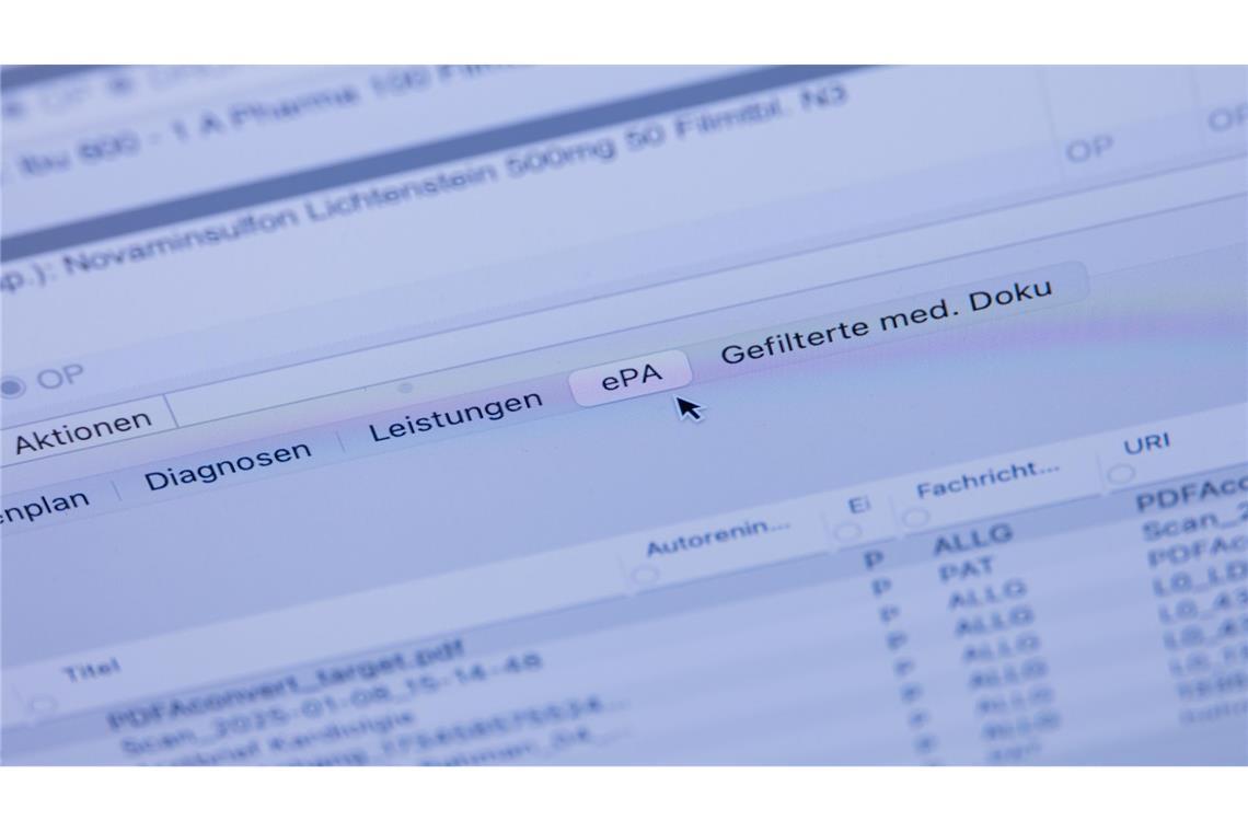 Der Hausärztinnen- und Hausärzteverband findet die elektronische Patientenakte gut, bemängelt aber die technische Umsetzung. (Symbolbild)