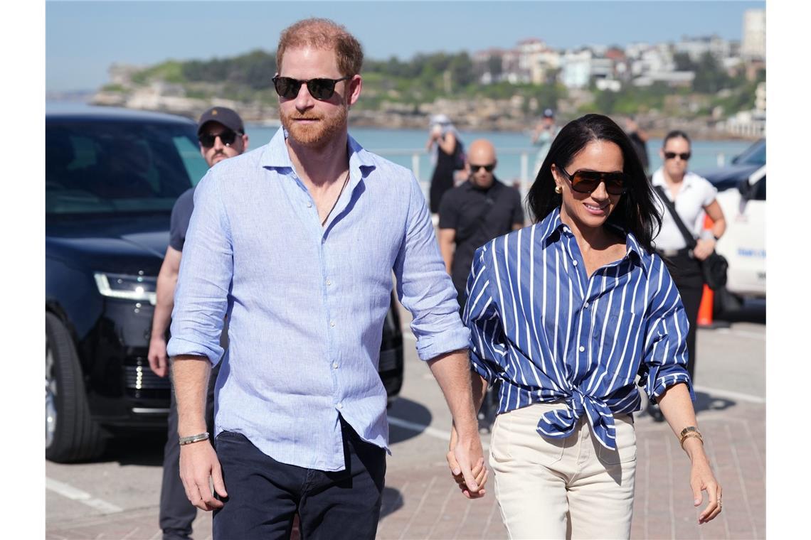 Der Herzog und die Herzogin von Sussex während ihrer Australien-Reise im April 2026.