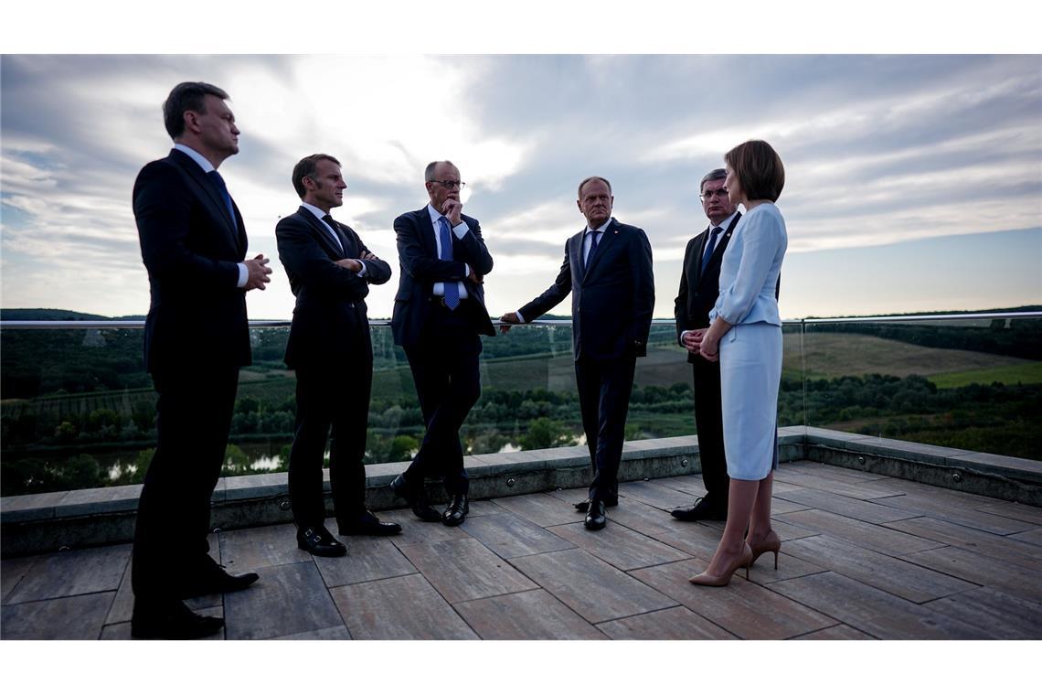 Europäer wollen Moldau vor Putin bewahren Der hochrangige Besuch aus der EU ist ein klares Zeichen der Solidarität mit der kleinen Republik Moldau in der Nachbarschaft der Ukraine.