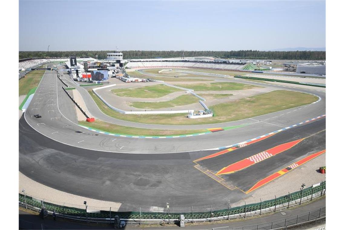 Formel 1 schmiedet nächsten Notplan - Hockenheim bereit Der Hockenheimring steht der Austragung eines Formel-1-Grand-Prix immer noch grundsätzlich offen gegenüber. Foto: Sebastian Gollnow/dpa