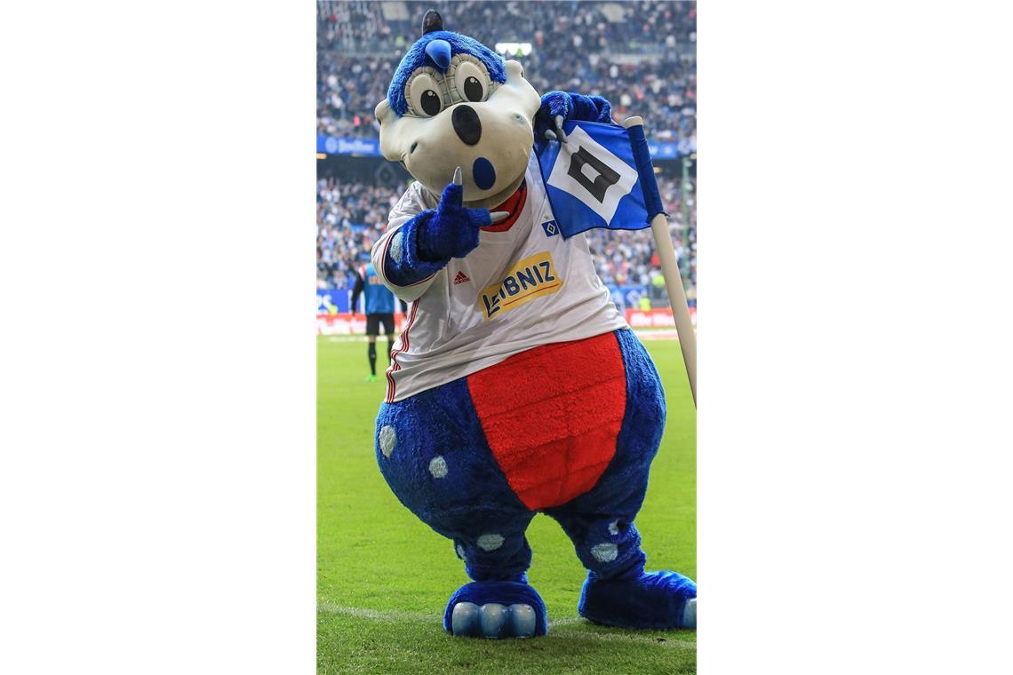 Der HSV galt bis zu seinem Abstieg 2018 als Bundesliga-Dino. Passend dazu hat der Verein auch einen Dino als Maskottchen, der den Namen Herrmann trägt.