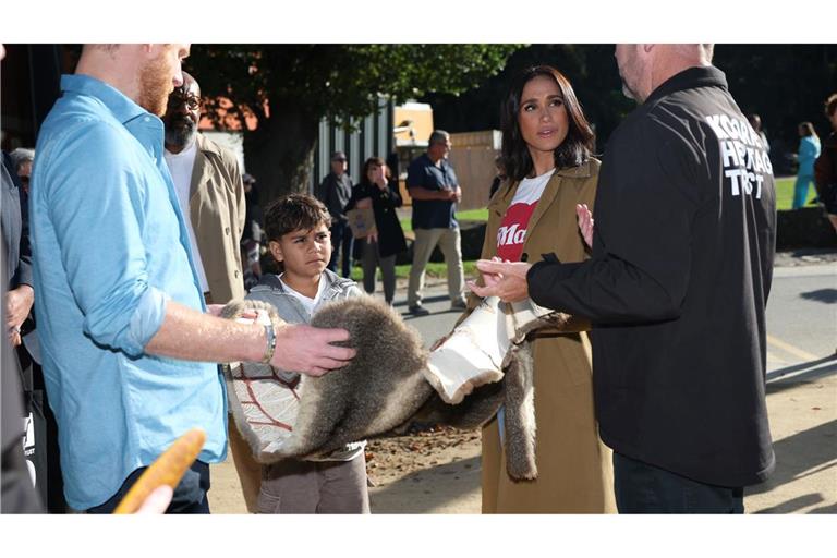 Der indigene Spaziergang fand ohne viel Publikum statt.