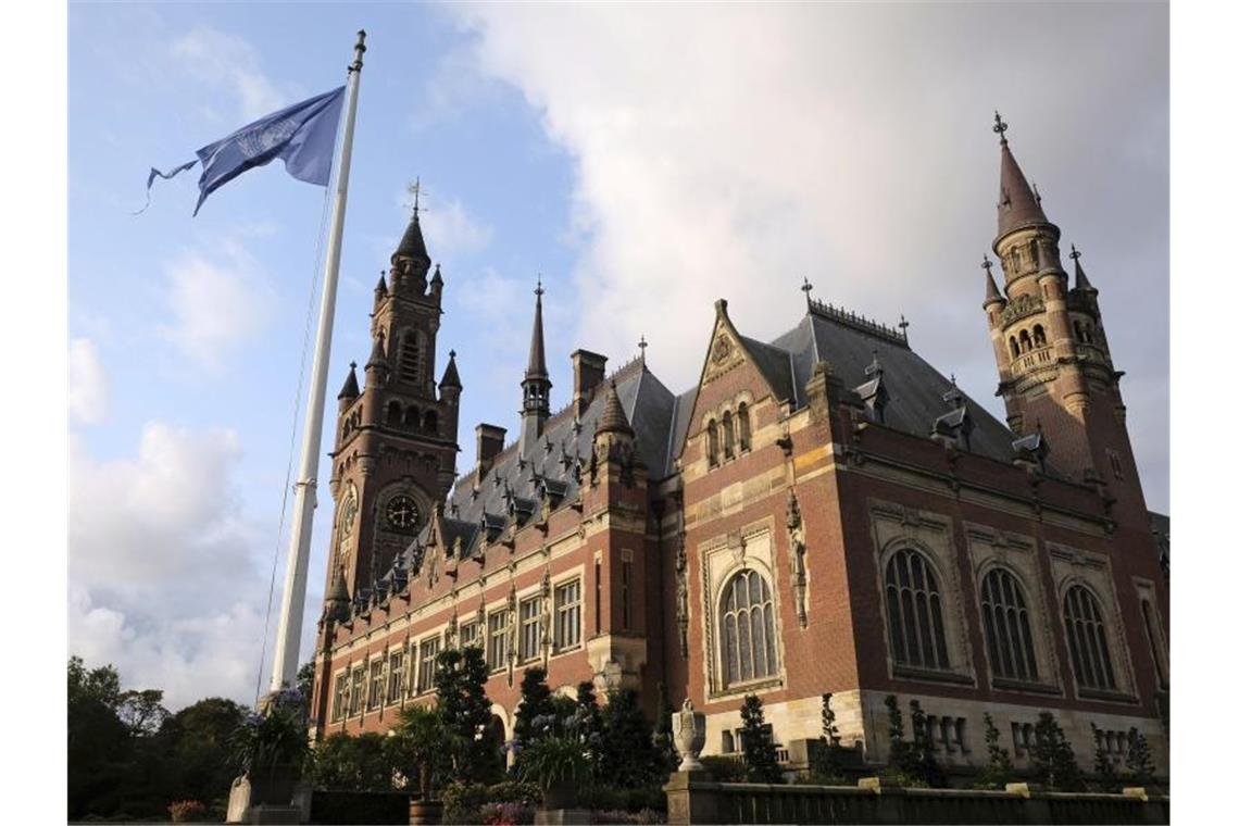 Ukraine fordert von UN-Gericht: Stoppt Gewalt Russlands Der Internationale Gerichtshof in Den Haag. Foto: Mike Corder/AP/dpa