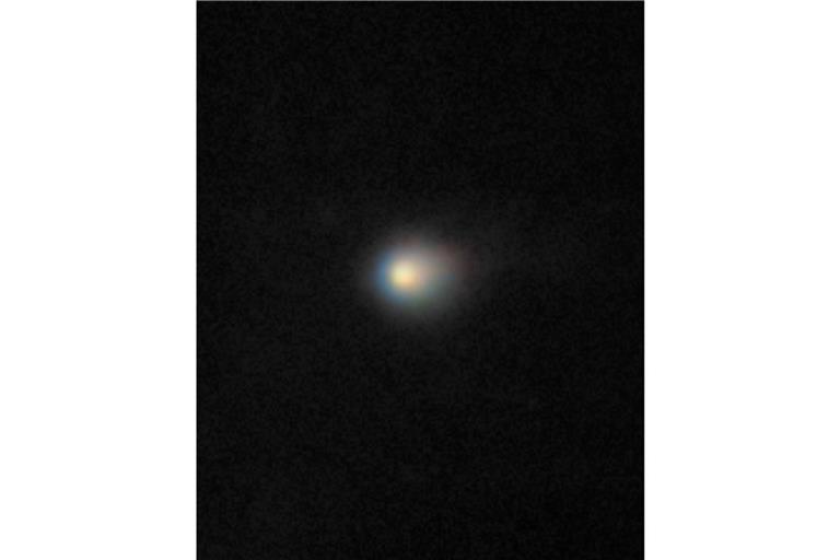 Der interstellare Komet 3I/ATLAS, aufgenommen mit dem Teleskop Gemini North auf Hawaii.