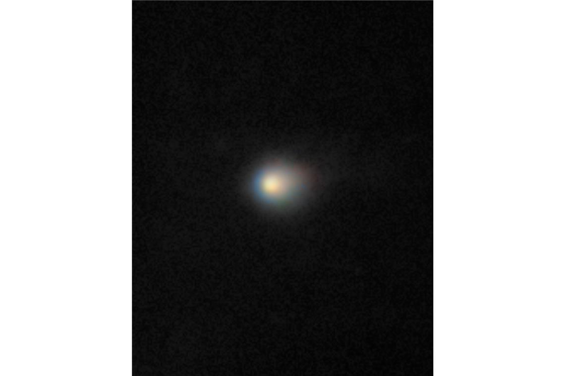 Neuer interstellarer Gast ist ganz anders als seine Vorgänger Der interstellare Komet 3I/ATLAS, aufgenommen mit dem Teleskop Gemini North auf Hawaii.