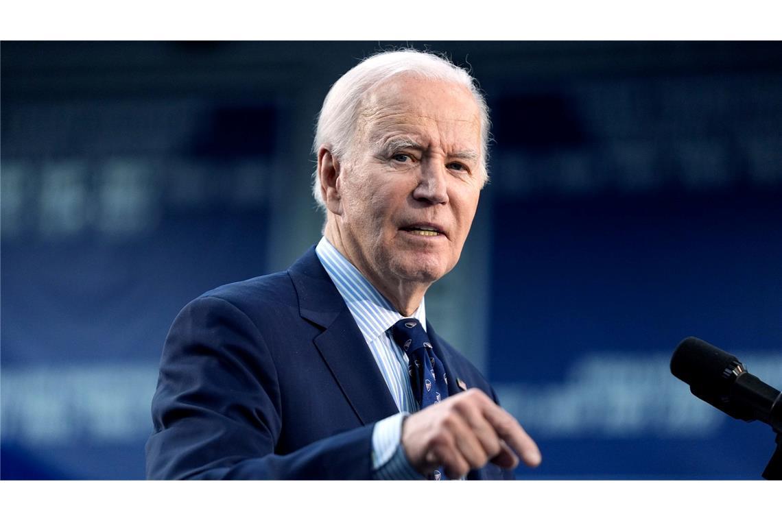 Der Iran drohe "mit einem bedeutenden Angriff auf Israel", warnt US-Präsident Joe Biden.