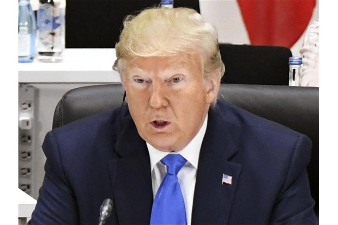 Iran informiert EU über Teilausstieg aus Atomdeal „Der Iran mach viele schlimme Dinge“: US-Präsident Donald Trump. Foto: Kyodo/Archiv
