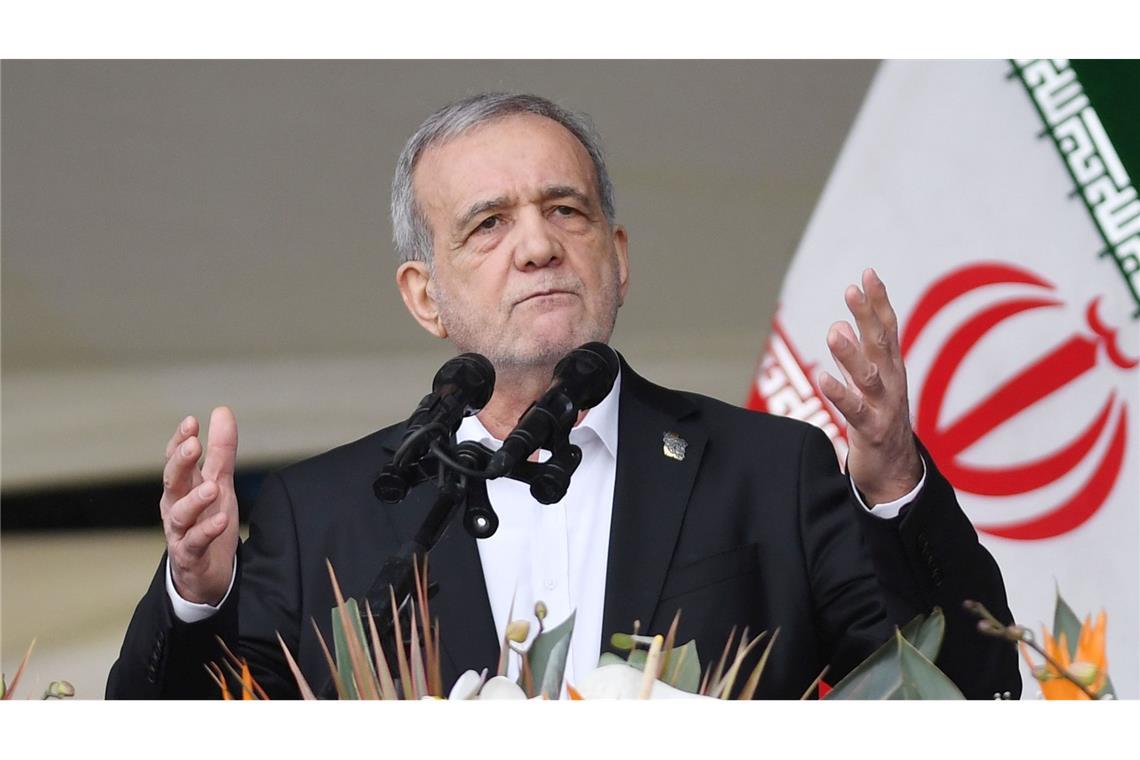 Der Iran strebt laut Präsident Massud Peseschkian keine Atomwaffen an. (Archivbild)