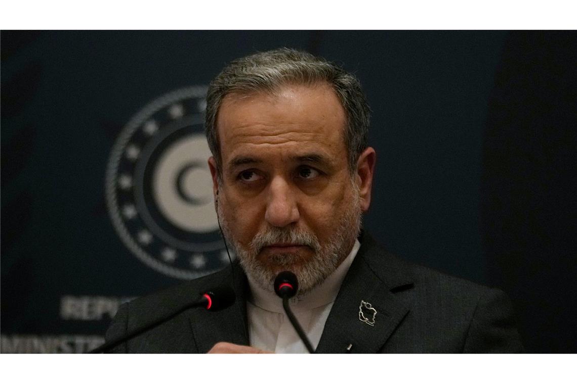 Der Iran will nach Aussagen von Außenminister Araghtschi ein dauerhaftes Ende des Kriegs. (Archivbild)