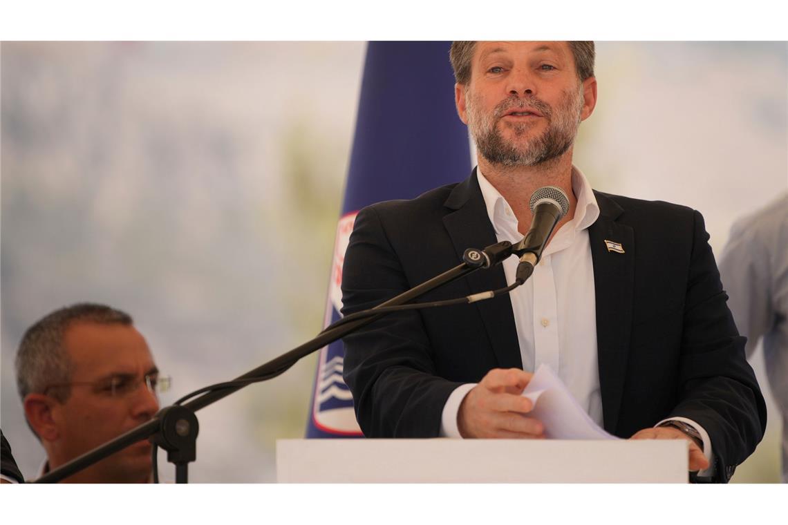 Israels Finanzminister droht mit Annexion von Westjordanland