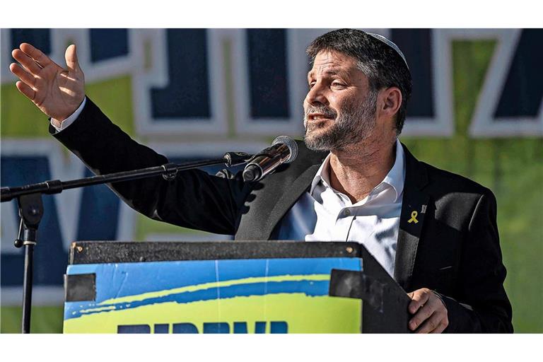 Der israelische Finanzminister Bezalel Smotrich will eine Annexion des Westjordanlandes durch Israel (Archivfoto).