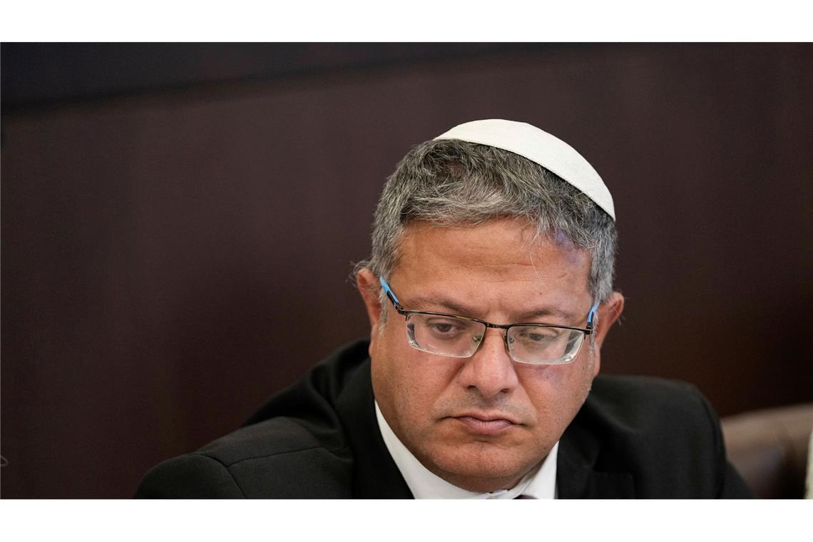 Der israelische Minister Itamar Ben-Gvir fordert Vergeltung für den Tod von vier israelischen Soldaten. (Archivbild)