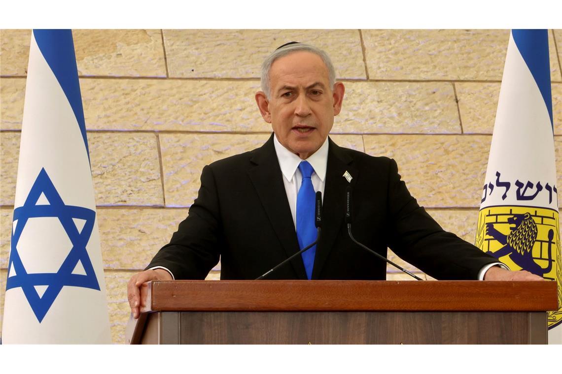 Der israelische Ministerpräsident Benjamin Netanjahu. (Archivbild)