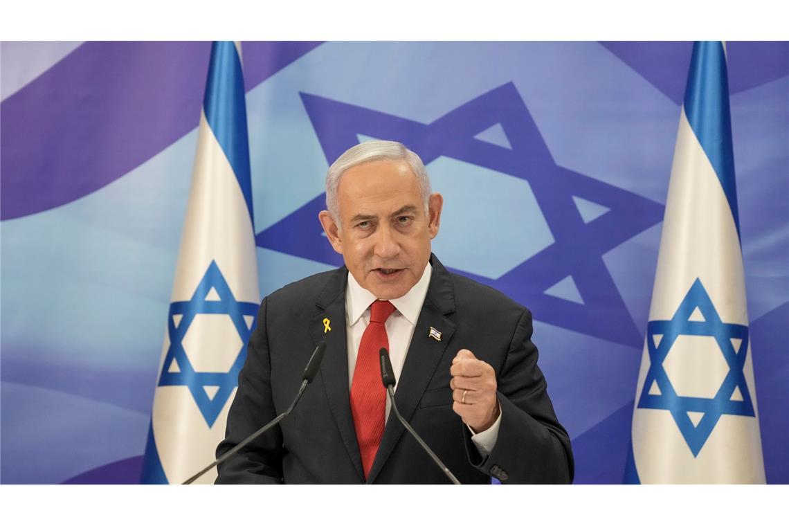 Korruptionsprozess: Netanjahu kritisiert "absurde Vorwürfe" Der israelische Ministerpräsident Benjamin Netanjahu.