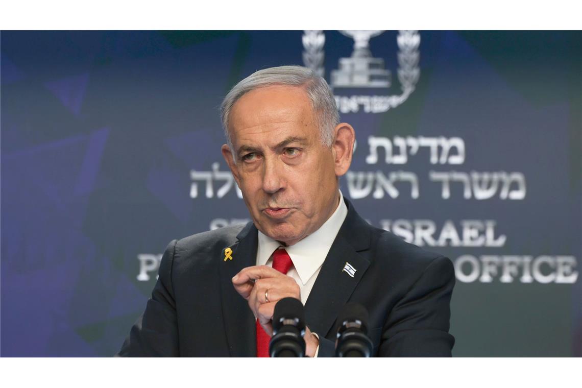 Der israelische Regierungschef Benjamin Netanjahu hat die Ankündigung von Frankreichs Präsident Emmanuel Macron über eine Anerkennung Palästinas als Staat scharf verurteilt. (Archivfoto)