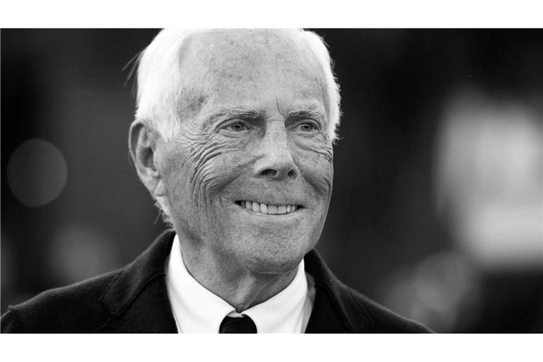 Der italienische Modedesigner Giorgio Armani ist im Alter von 91 Jahren gestorben. (Archivbild)