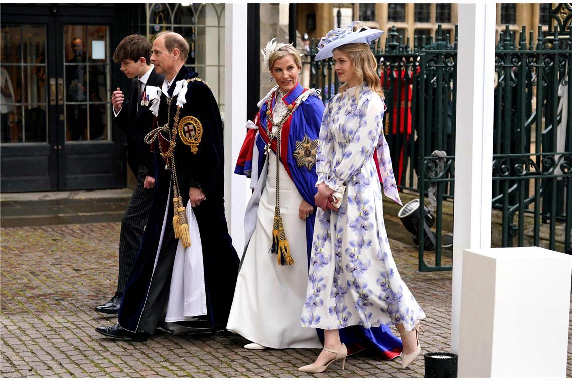 Der jüngste Bruder des Königs: Prinz Edward, Herzogin Sophie und ihre Kinder Louise und James