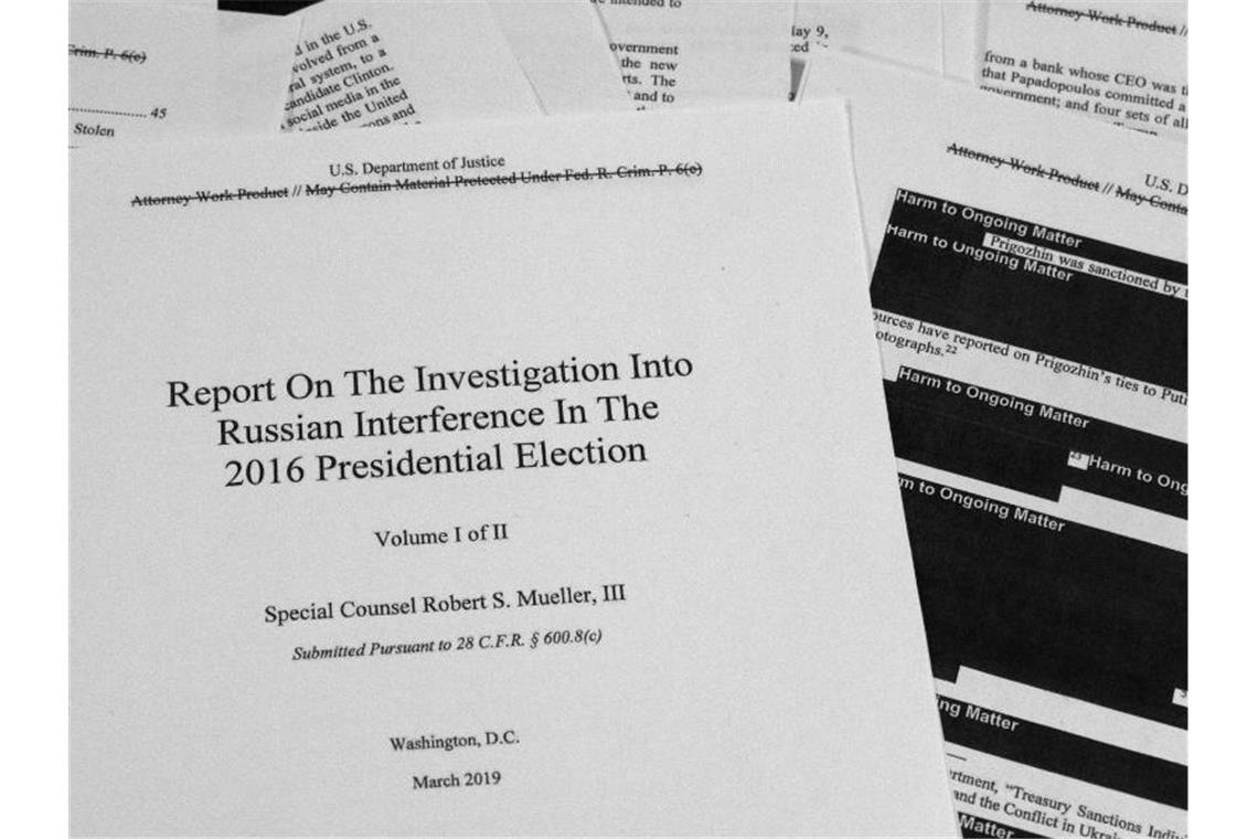 Geschwärzter Mueller-Bericht: Punktsieg für US-Demokraten Der Justizausschuss im US-Repräsentantenhaus soll den Bericht von Russland-Sonderermittler Mueller in ungeschwärzter Form erhalten. Foto: Jon Elswick/AP/dpa