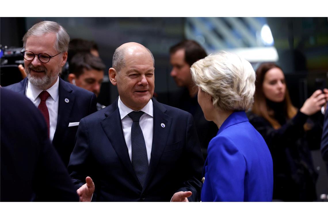 Sorgen um die Ukraine: Europäer bereiten sich auf Trump vor Der Kanzler wirbt für weitere Unterstützung für die Ukraine.