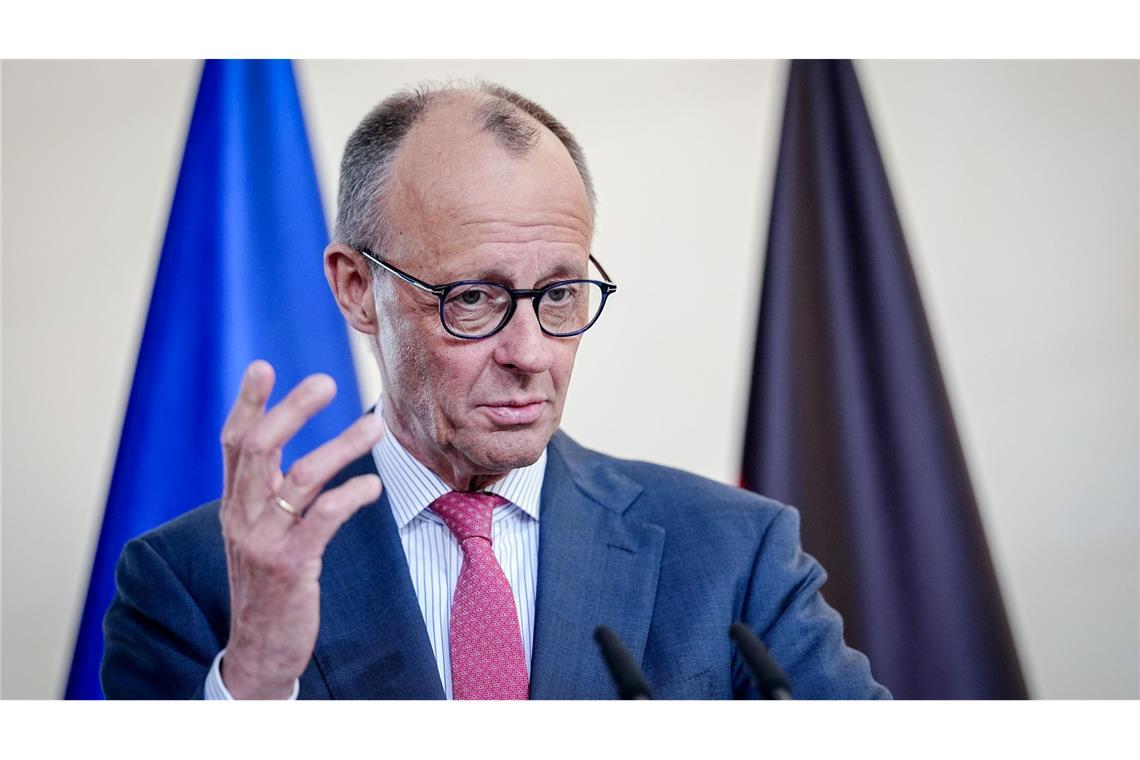 Der Kanzler zeigte sich heute erstmal erleichtert.