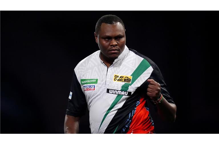 Der Kenianer David Munyua hat völlig überraschend die zweite Runde bei der Darts-WM erreicht.
